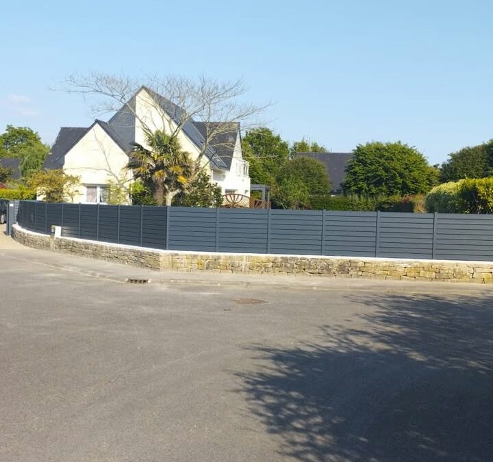 🌟 Découvrez notre dernier chantier de clôture…